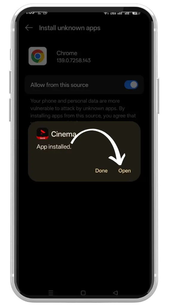 Aplicativo Open Cinema