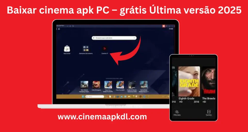 cinema apk para pc